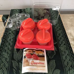 Kitchen Gadget Cooker 4PCS Food grade Silicone‎ Egg Boiler Hard Boiled Egglettes